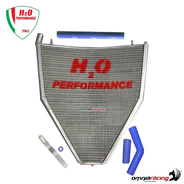 Radiatore acqua maggiorato H2O per Honda CBR1000RR 2006>2007