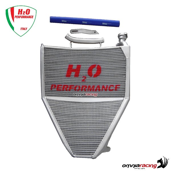 Radiatore acqua maggiorato H2O+kit di montaggio per Triumph Daytona 675 2006-2007