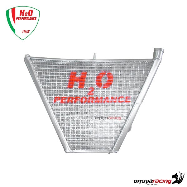 H2O Additional water radiator + mounting kit for Yamaha YZF R1 2004>2006