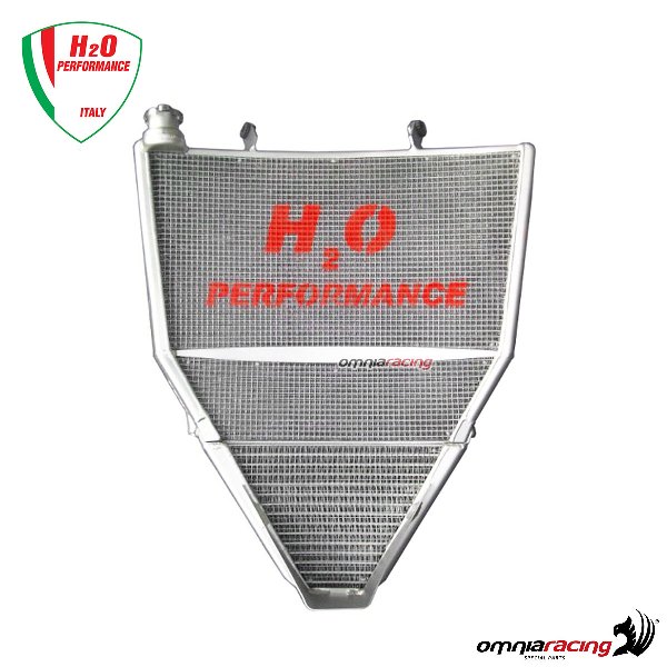 Radiatori acqua+olio maggiorati H2O+kit di montaggio per Yamaha YZF R6 2008>2014