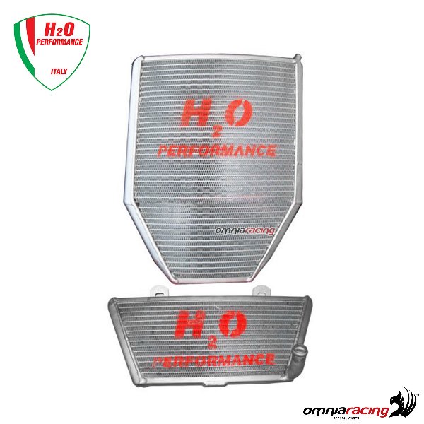 H2O Pair of aluminium Oversized water radiators for Yamaha JOG