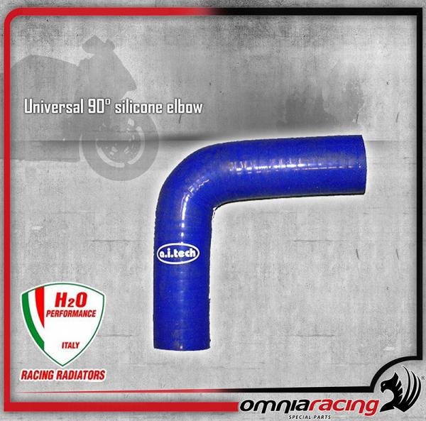 H2O Performance - Tubo in Silicone Universale 90 gradi diametri differenti - 0,2 MT