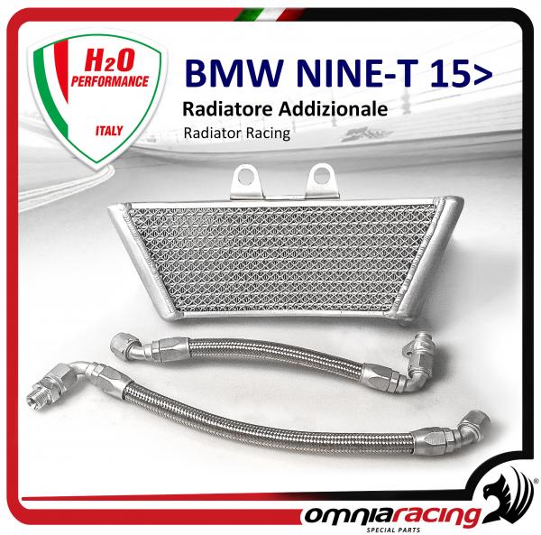 H2O Performance - Radiatore Olio Addizionale Curvo per BMW RNineT 1200 2014>