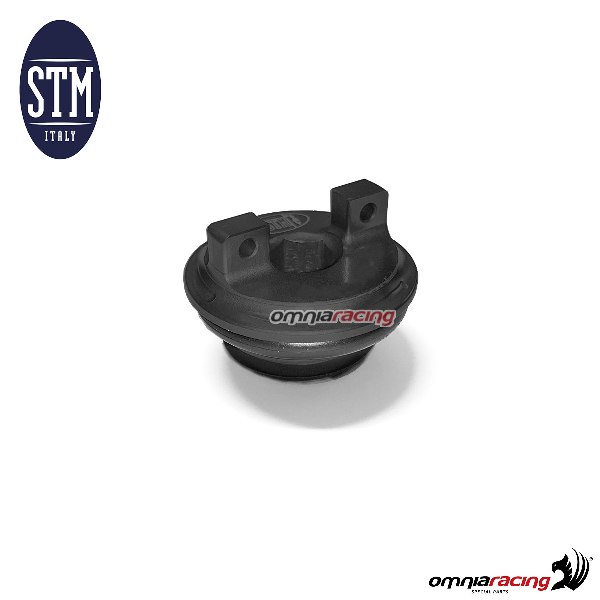 Engine oil plug STM M20x2,5mm black color for Honda