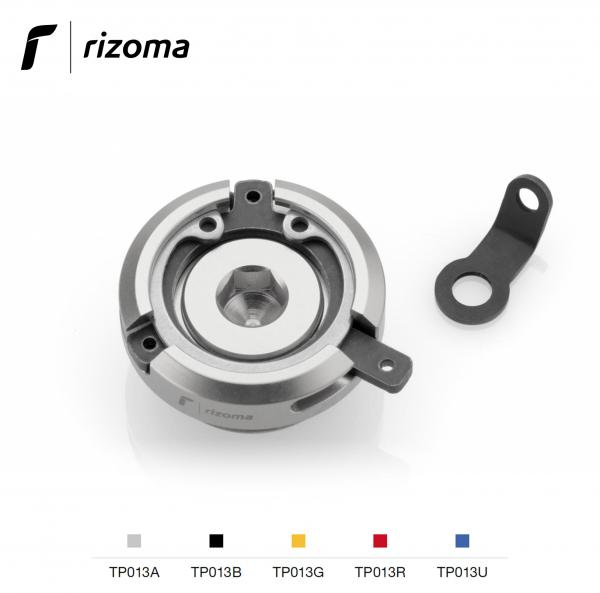 Rizoma TP013A tappo carico olio motore per Kawasaki Z750 /R 2007>2014 argento
