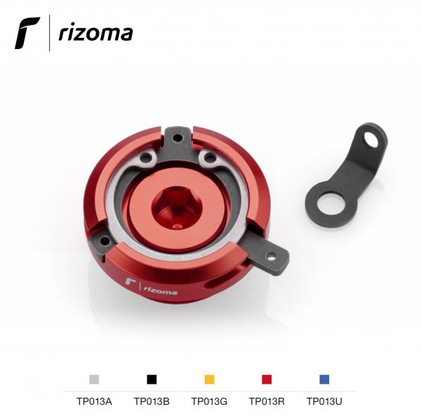 Tappo olio motore Rizoma colore Rosso per Kawasaki Z750/R 2007>2014