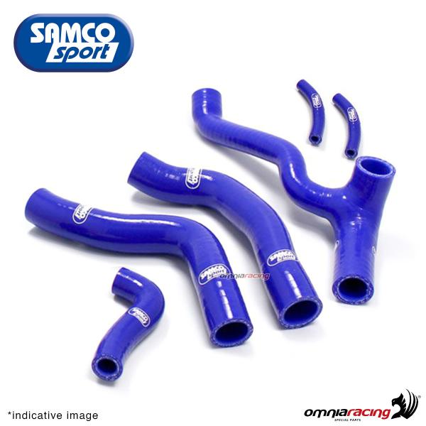 Kit tubi radiatore Samco colore blu per Honda CBR900RR Fireblade SC33 RRT RRV 1996>1997