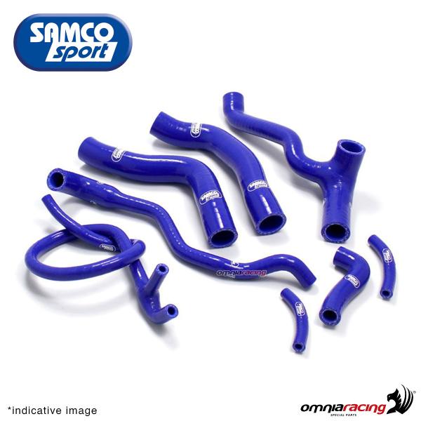 Kit tubi radiatore Samco colore blu per Yamaha R6 2003>2005