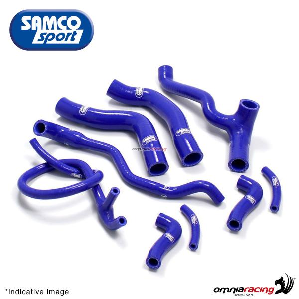Kit tubi radiatore Samco colore blu per Kawasaki Z1000/R 2014>2018