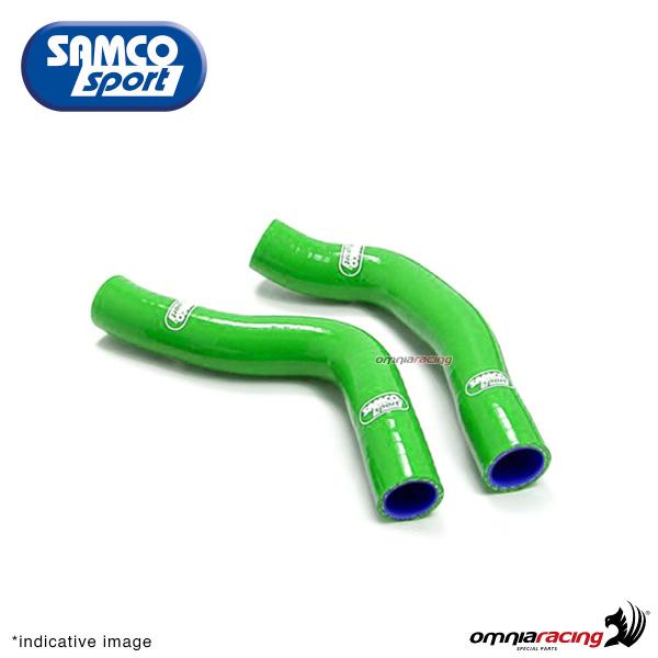 Kit tubi radiatore Samco colore verde per Kawasaki Ninja 400 2018