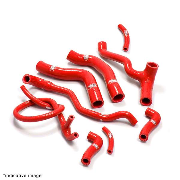 Kit tubi radiatore Samco rossi Aprilia RSV4RR/RF 2009-2025