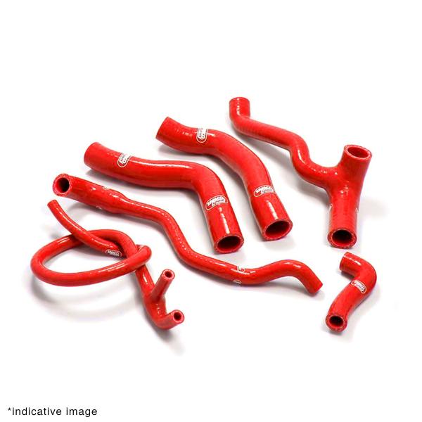 Kit tubi radiatore Samco rossi Husaberg FE450/550/650 2004-2008