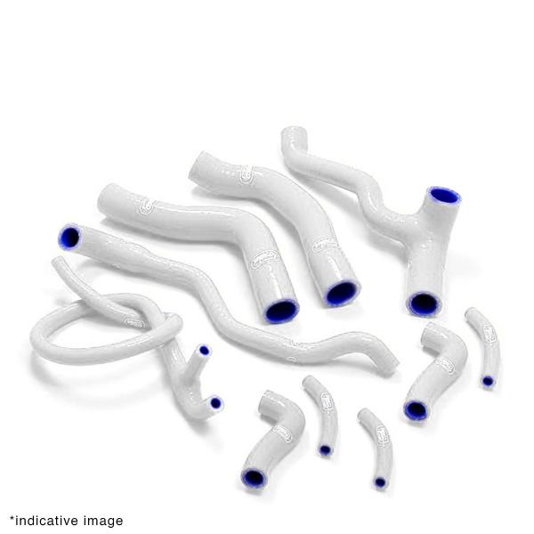 Kit tubi radiatore Samco bianchi Kawasaki ZH2 2022-2025