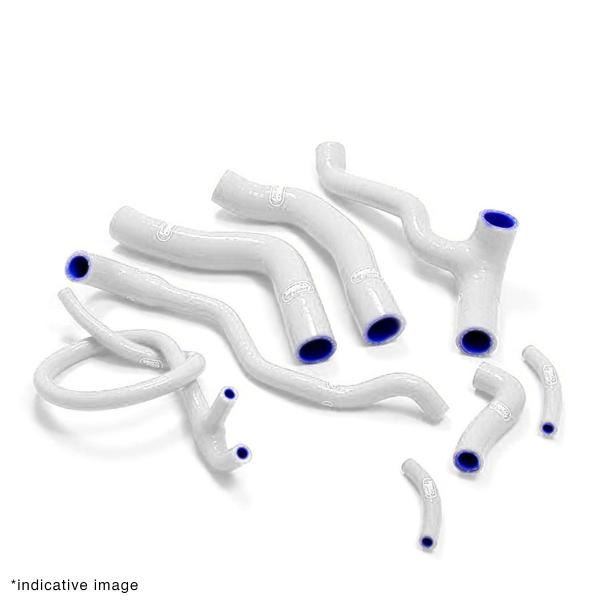 Kit tubi radiatore Samco bianchi Aprilia Tuono V4 1000 2011-2015