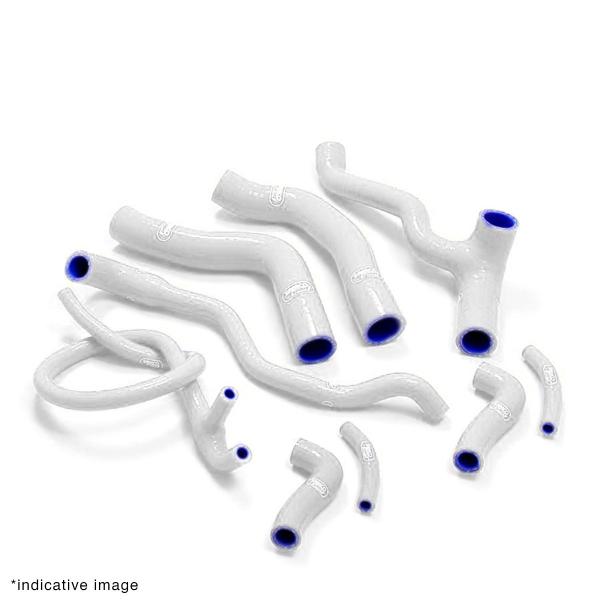 Kit tubi radiatore Samco bianchi Kawasaki Z1000 ZRT00D 2010-2014