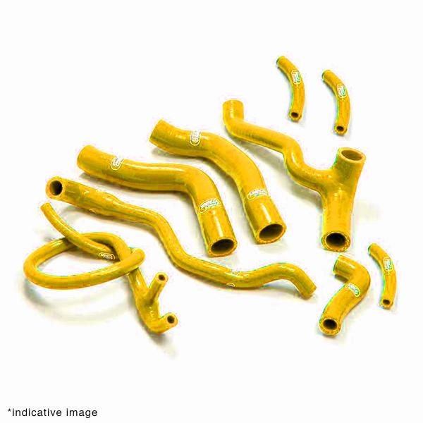 Kit tubi radiatore Samco gialli Kawasaki Z1000 ZRT00D 2010-2014