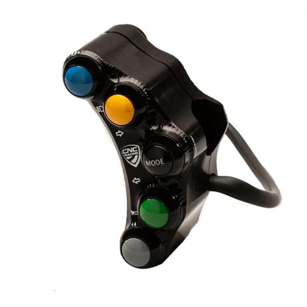 Pulsantiera sinistra CNC Racing nera stradale Ducati Panigale 1199S 2012-2014