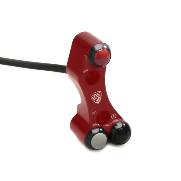CNC Racing right red handlebar switch Brembo pump Ducati Streetfighter 848 2012-2015