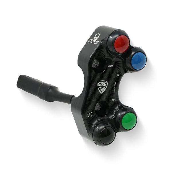 CNC Racing right black handlebar switch Pramac Brembo pump Ducati Panigale V4R 2019-2021