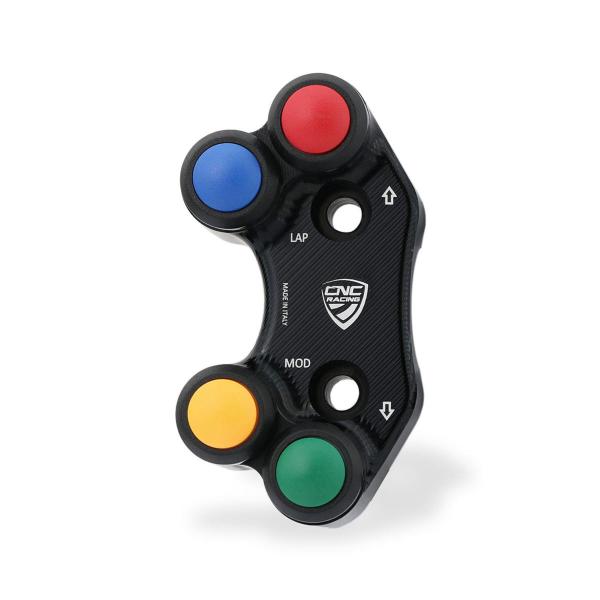 Pulsantiera sinistra CNC Racing nera Racing Ducati Panigale V2 2020-2024