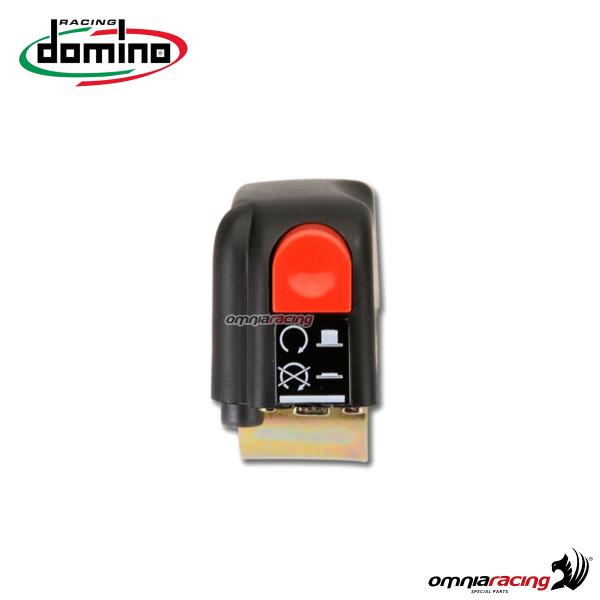 Domino 9A series right hand universal push button panel black color