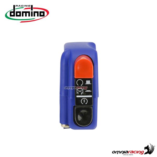 Domino 9A series right hand universal push button panel blue color