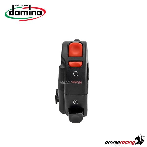 Pulsantiera Domino serie 5D destro colore nero