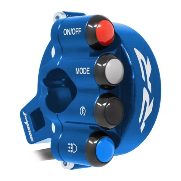 Comando gas con pulsantiera integrata JetPrime Racing Blu BMW S1000RR 2019-2020