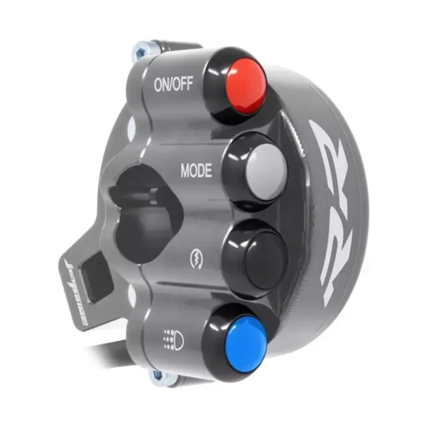 Comando gas con pulsantiera integrata JetPrime Racing Titanio BMW S1000RR 2017-2018