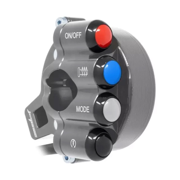 Comando gas con pulsantiera integrata JetPrime Titanio BMW S1000RR 2015-2016