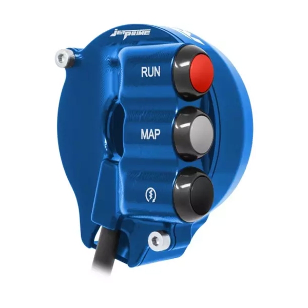 Comando gas con pulsantiera integrata JetPrime Blu Aprilia RS660 2020-2024