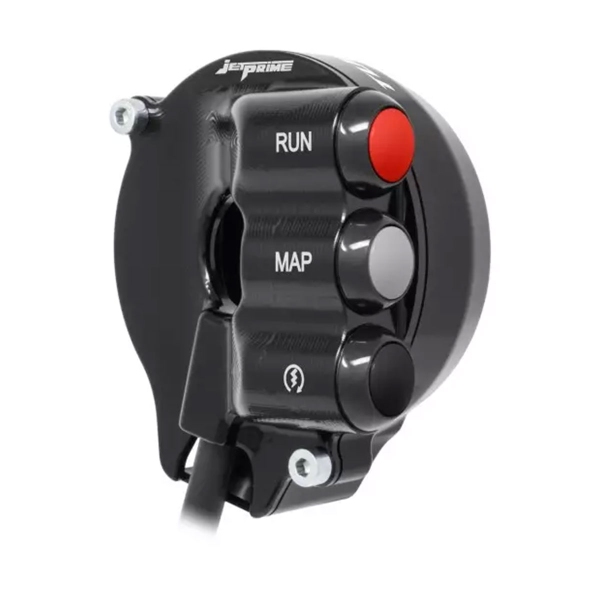 Comando gas con pulsantiera integrata JetPrime Aprilia Tuono V4/RR/RF/Factory 1100 2021-2024