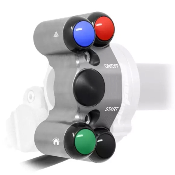 Pulsantiera aggiuntiva Jetprime Triumph Street Triple 765 RS 2017-2022