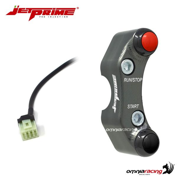Jetprime Right Handlebar Switches Brembo Pump 2 Button in Titanium