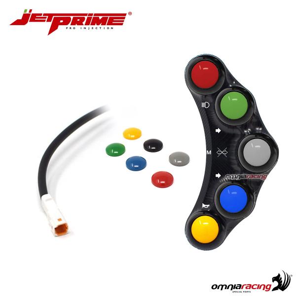 Pulsantiera JetPrime plug&play 7 tasti lato sinistro per Ducati Panigale V2 2020>