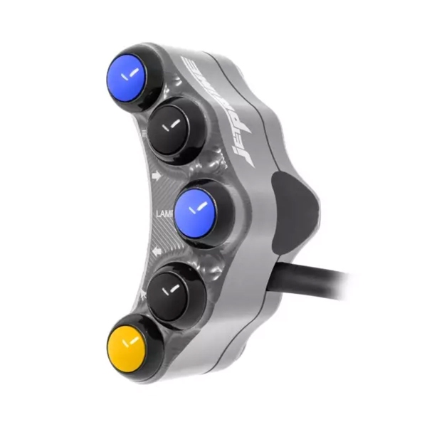 Pulsantiera Sinistra Jetprime Stradale Titanio Yamaha Tmax 500 2008-2011