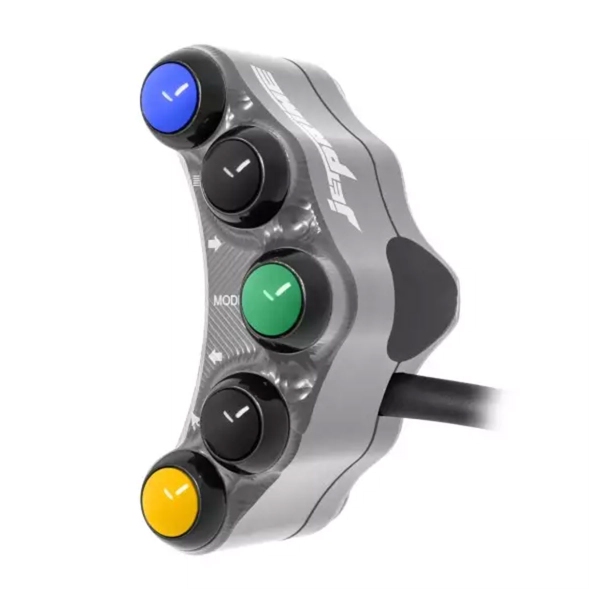 JetPrime Road Left Titanium handlebar switch Yamaha R1 Track 2023