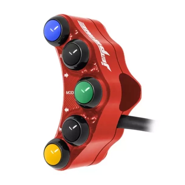 JetPrime Road Left Red handlebar switch Kawasaki Z900 2017-2019