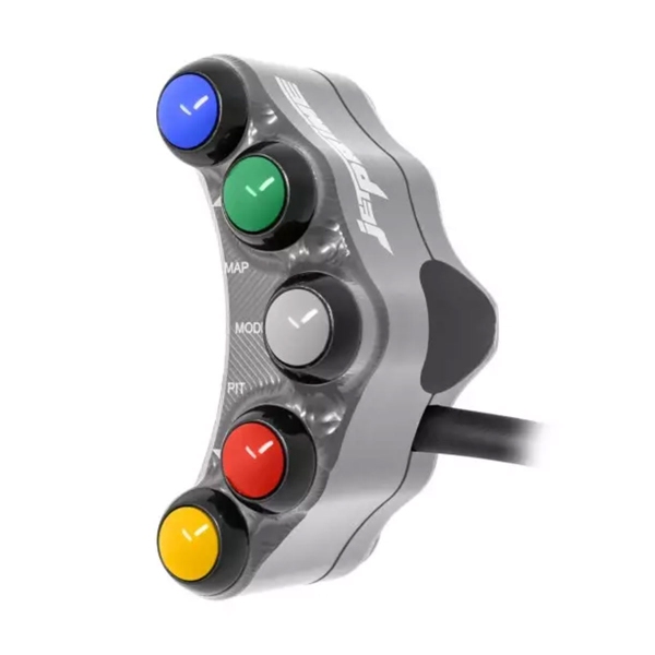 JetPrime Racing Left Titanium handlebar switch Yamaha R1 2015-2019