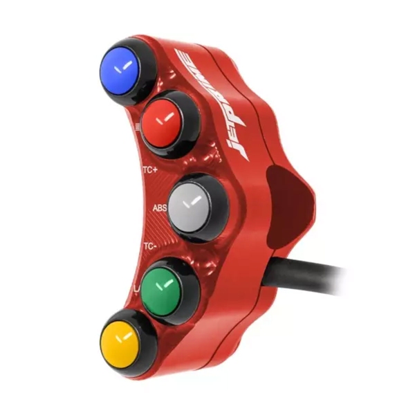 JetPrime Racing Left Red handlebar switch BMW S1000R 2013-2020