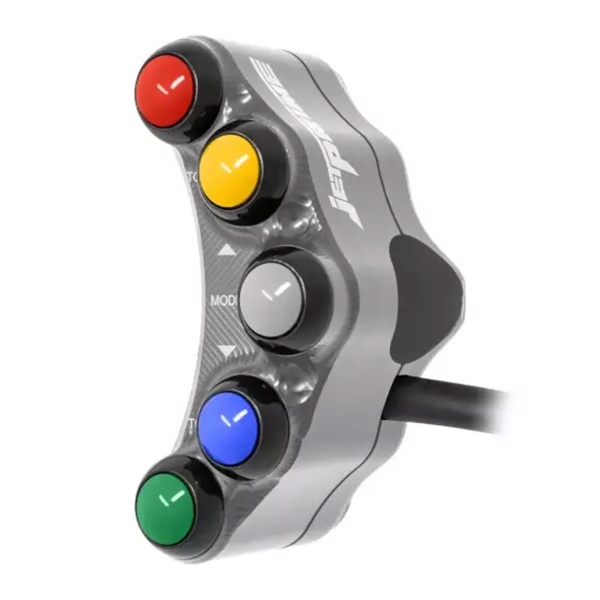 Pulsantiera Sinistra Jetprime Racing Titanio Aprilia RSV4/R 1000 2009-2010