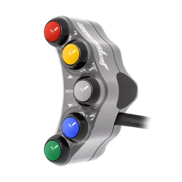 JetPrime Racing Left Titanium handlebar switch Ducati Streetfighter V4/S/SP 2020-2024