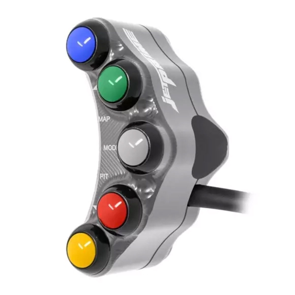 JetPrime Racing Left Titanium handlebar switch Yamaha R1 2020-2022