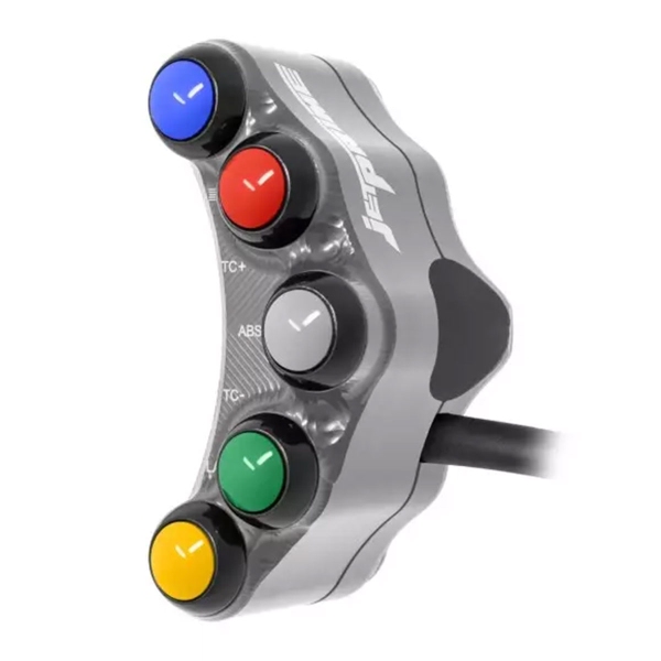 Pulsantiera Sinistra Jetprime Racing Titanio BMW S1000RR 2019-2020