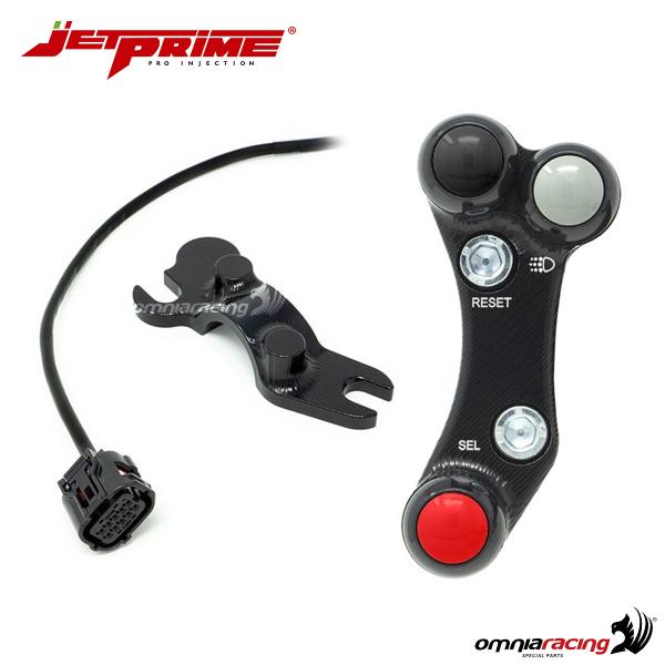 Handlebar switches JetPrime plug&play RACE 3 button left hand for Yamaha R7 2022>