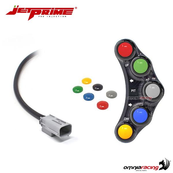 Pulsantiera JetPrime plug&play 7 tasti lato sinistro per Aprilia RS660 2020>