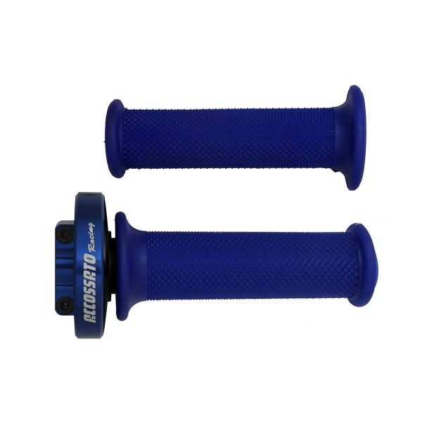 Comando gas rapido Accossato blu manopole blu