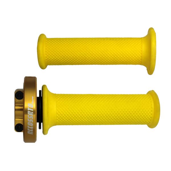 Comando gas rapido Accossato oro manopole oro