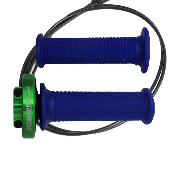 Accossato green quick throttle control grips green Aprilia RSV4 APCR 2012-2016