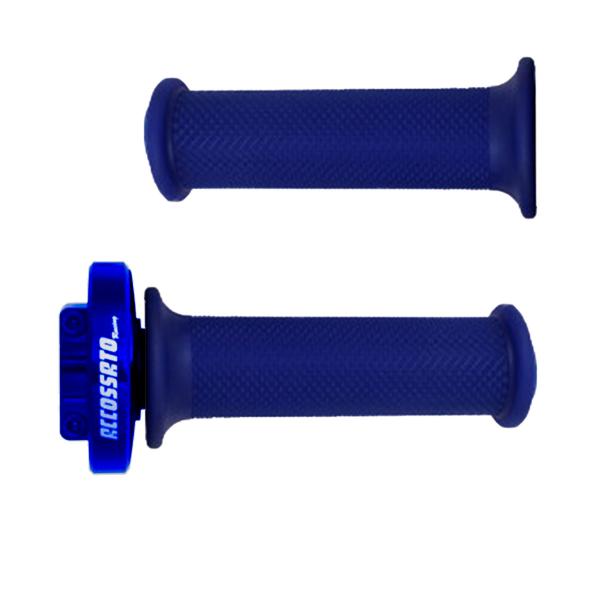 Accossato blue quick throttle control grips blue BMW
